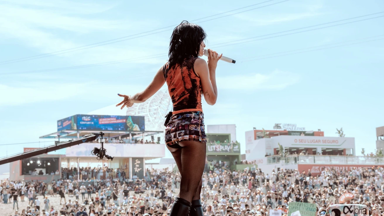 Aitana no Rock in Rio Lisboa, 2024.