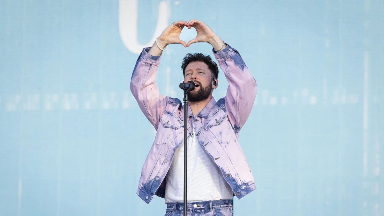 Calum Scott no Rock in Rio Lisboa, 2024.