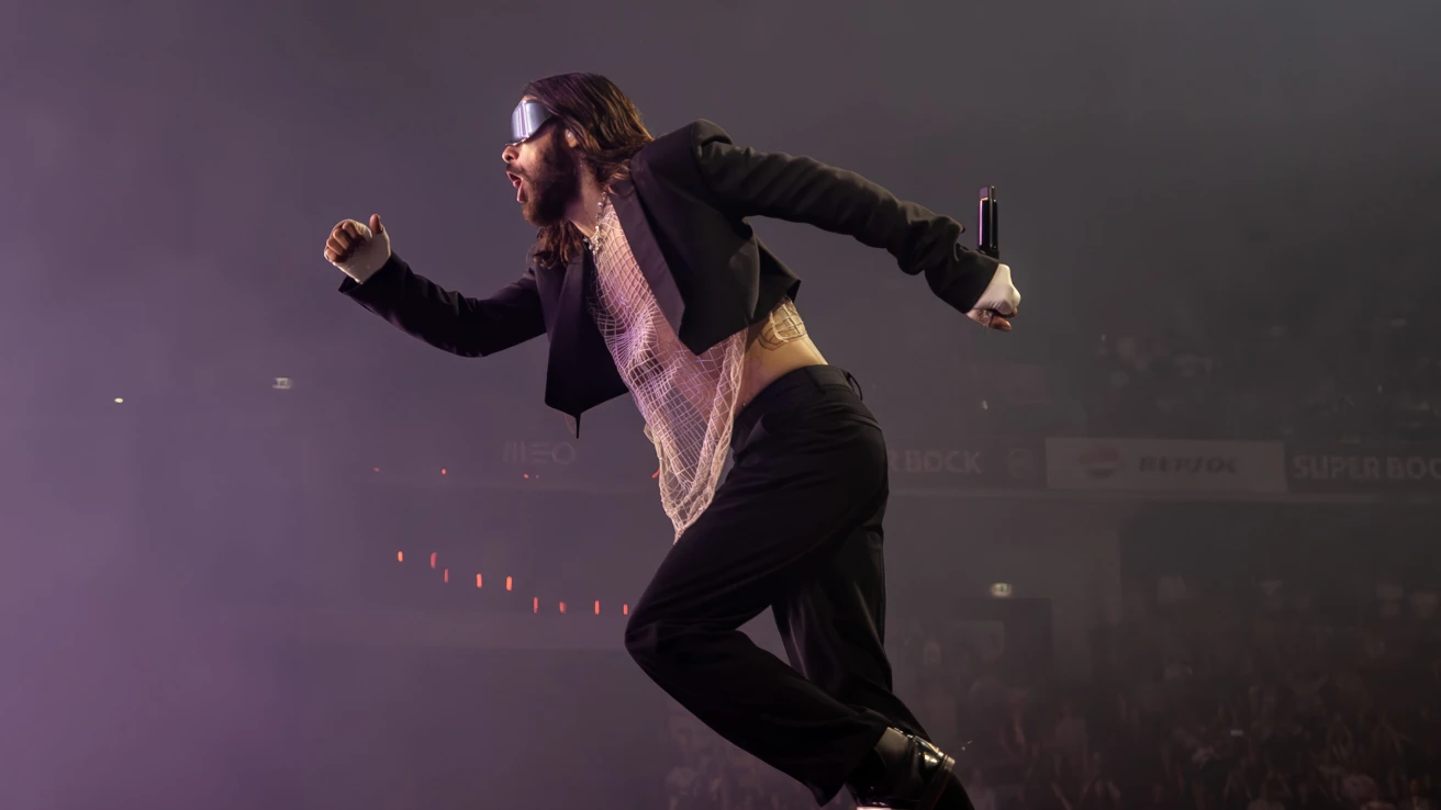 Thirty Seconds to Mars na MEO Arena, em Lisboa, 2024.