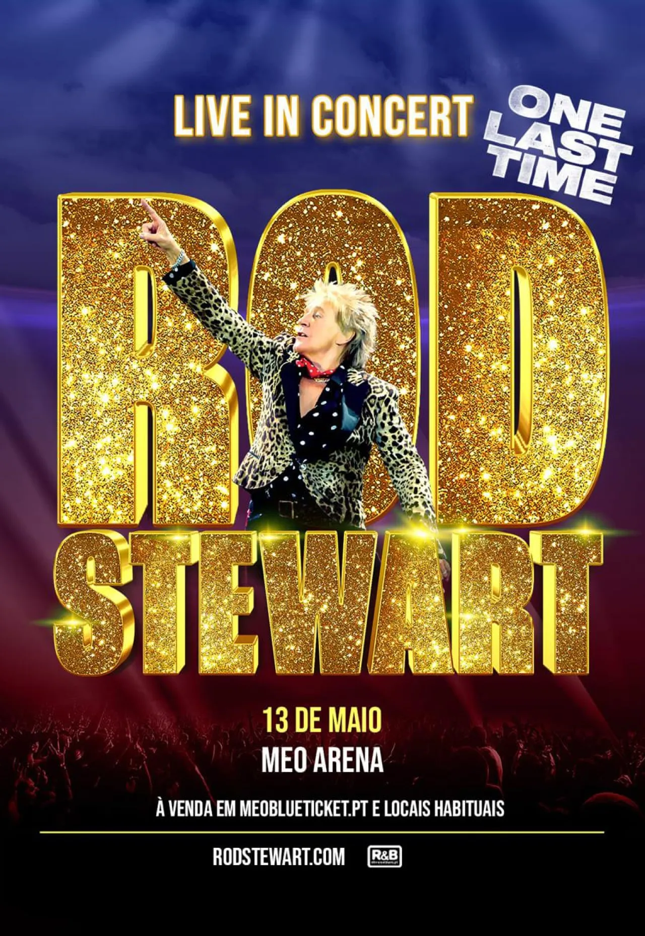 Rod Stewart "One Last Time" - Meo Arena, Lisboa, 2024.