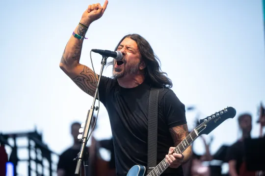 Dave Grohl, vocalista dos Foo Fighters.