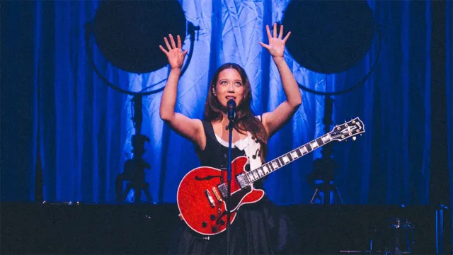 Laufey no Coliseu dos Recreios, em Lisboa, 2026.