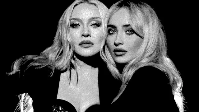 Capa do single "Bring Your Love" de Madonna e Sabrina Carpenter.
