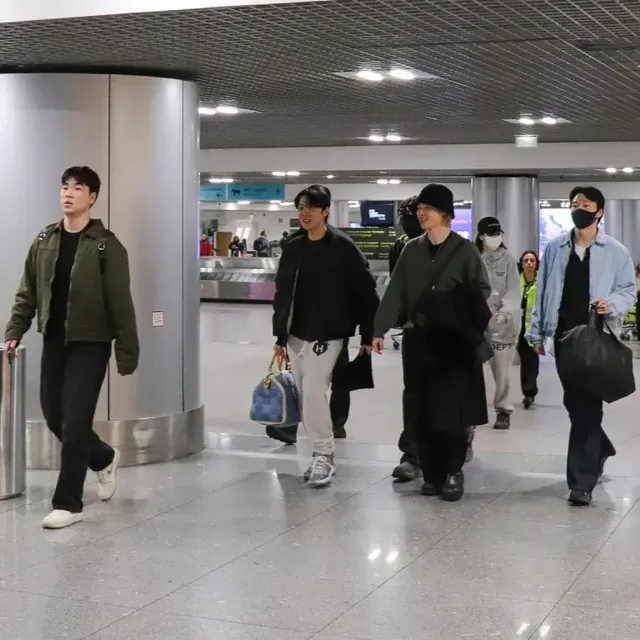 BTS no Aeroporto de Lisboa, 2026.