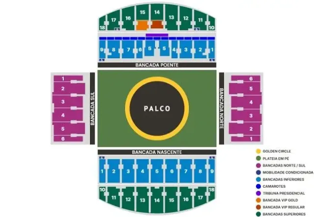 Kanye West no Estádio do Algarve: todos os setores disponíveis para venda.