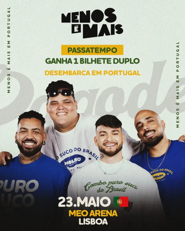 Passatempo: Menos é Mais.
