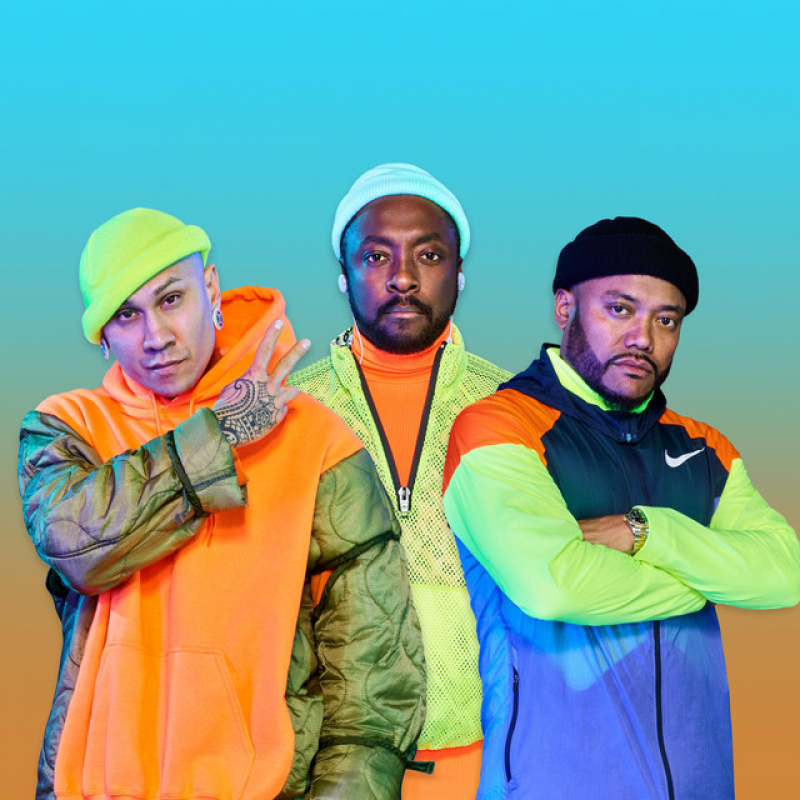 Imagem de apresentação de Black Eyed Peas confirmados no MEO Marés Vivas
