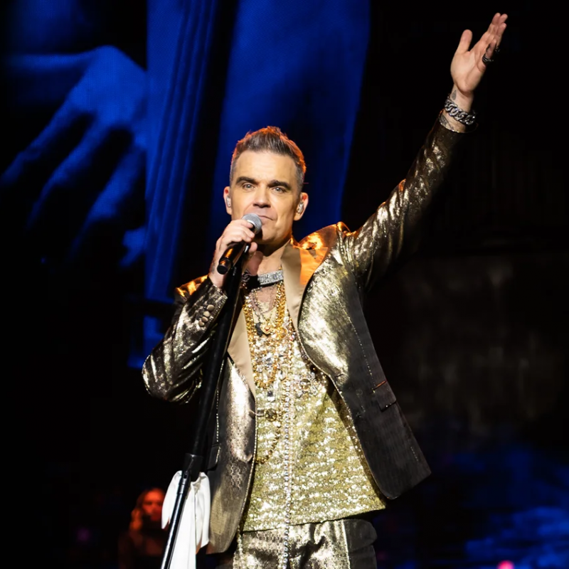 Imagem de apresentação de Robbie Williams é a primeira confirmação para o North Music Festival